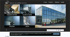 Desktop Screenshot of drvo-aluminij.hr